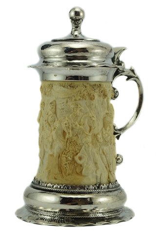 Tankard of silver, German