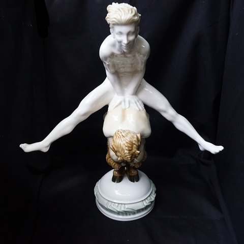 Hutschenreuther Bavaria; Figurine of porcelain, art deco, Germany around 1930