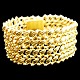 Evald Nielsen; A wide bracelet of 14k gold
