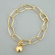 Ole Lynggaard, Charlotte Lynggaard; Bracelet with a heart pendant, 18k gold