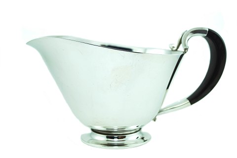 Georg Jensen; Jørgen Jensen, a sterling silver sauce boat