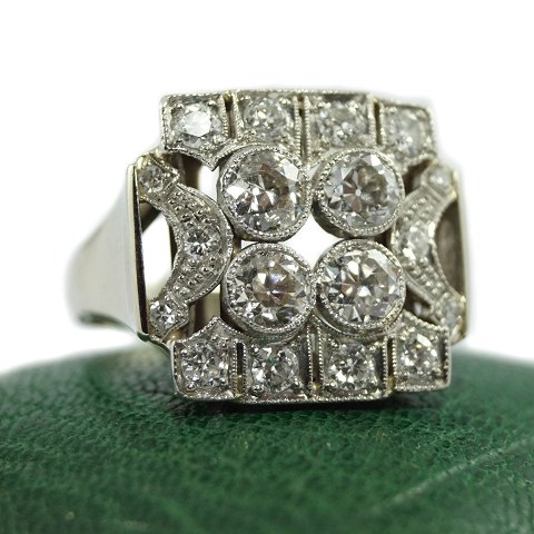 Art deco diamantring