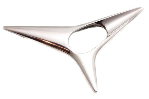 Georg Jensen, Henning Koppel; A Brooch of sterling silver