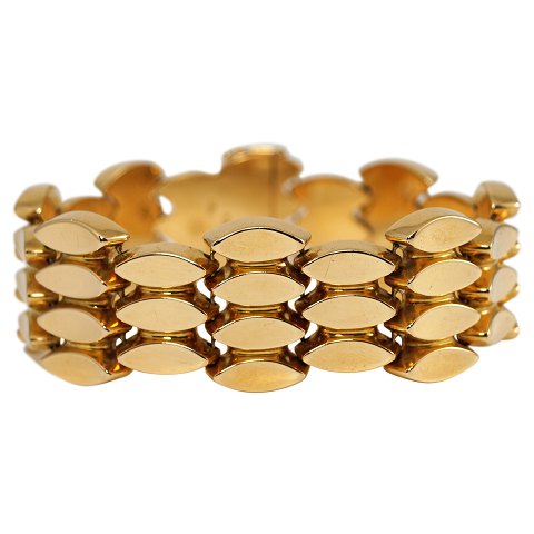 Georg Jensen, Arno Malinowski; Bracelet of 18k gold #1126