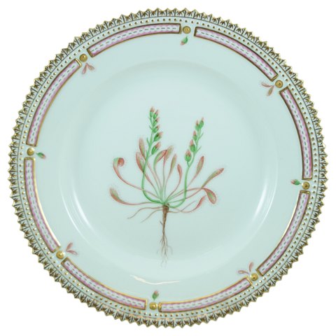 Royal Copenhagen, Flora Danica; Cake plate #3551 of porcelain