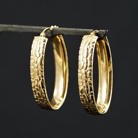 Earrings of 14k gold