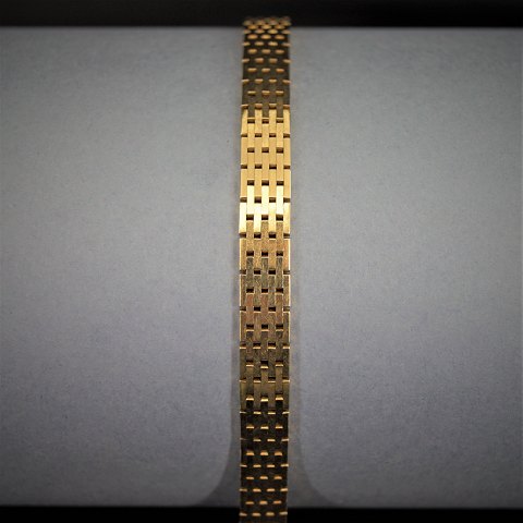 A bracelet of 14k gold, w. 7,0 mm