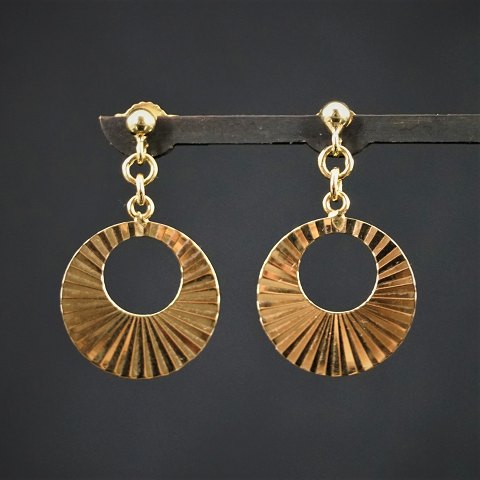 Earrings of 18k gold