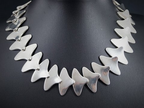 Hans Hansen, Bent Gabrielsen; A necklace of sterling silver #314