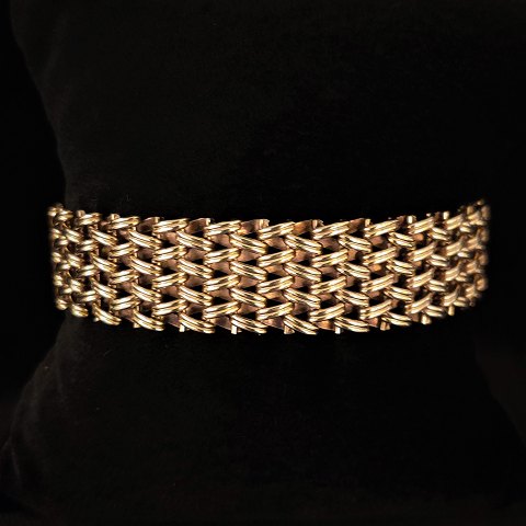 Bernhard Hertz; A bracelet of 14k gold