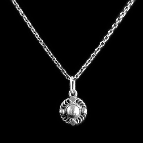 Georg Jensen; Necklace in sterling silver #38