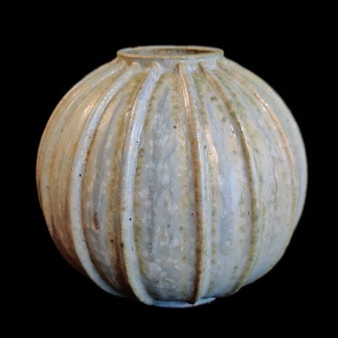 Arne Bang; A round stoneware vase #6