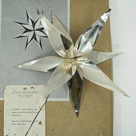 Frantz Hingelberg; Christmas star in sterling silver