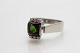 A. Michelsen, Knud V. Andersen, ring of 18k white gold with tourmaline and 
brilliants