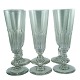 Champagne glass flutes, "Toupi"