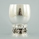 Georg Jensen; A Grapes cup of sterling silver #296A