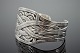 Georg Jensen; A bangle of sterling silver #55