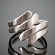 Georg Jensen; A ring of sterling silver #A10