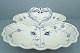 Royal Copenhagen, blue fluted; A cabaret dish of porcelain #395