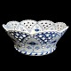 Royal Copenhagen, blue fluted full lace porcelain; A fruit basket #398 (#1061)