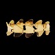 Bent Knudsen; Armbånd i 14 kt. guld #2