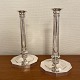 Johan Rohde for Georg Jensen; Candlesticks in sterling silver #286