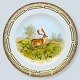 Royal Copenhagen, Flora Danica Animal; Dinnerplate 25,5 cm No. 3549