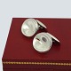 Georg Jensen; Manchetknapper af sterling sølv med emalje, no. 74B