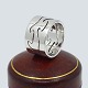 Georg Jensen, Nina Koppel; Fusion ring af 18 kt. hvidguld, tredelt