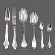 Bernstorff silver cutlery, complete for 12 persons, 81 pieces