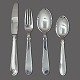 Elite silver cutlery, complete for 12 persons, 81 pieces